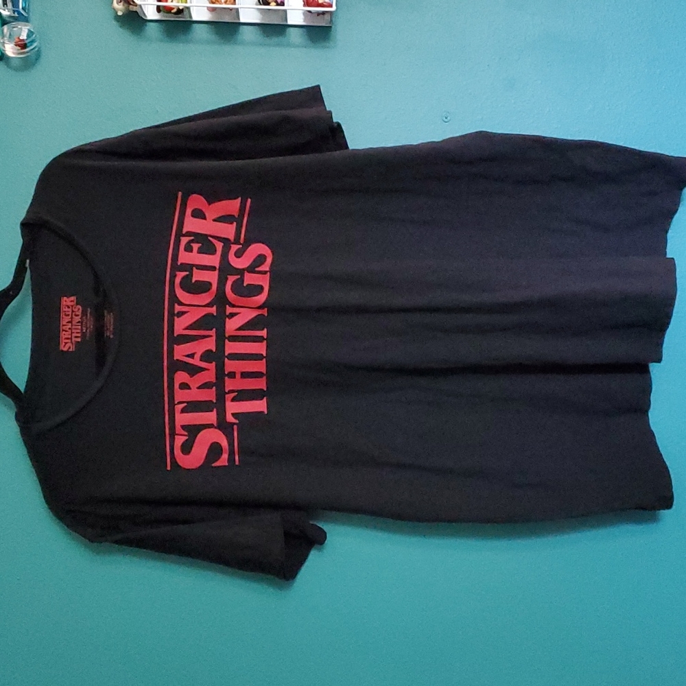 Stranger things logo shirt